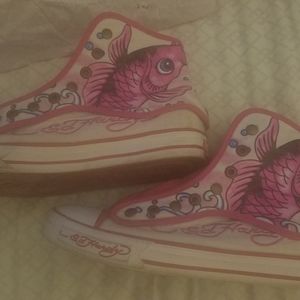 Women's Ed Hardy No Lace Hightops